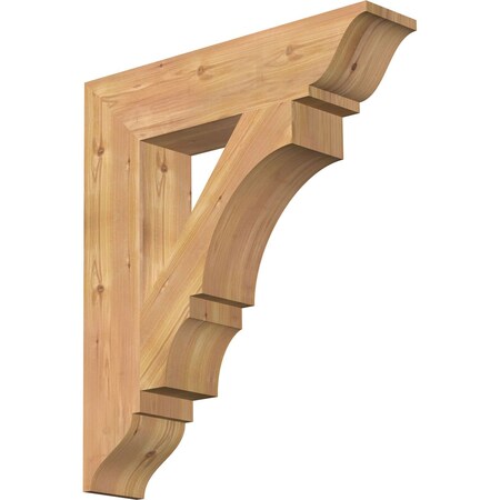 Ekena Millwork Balboa Traditional Smooth Bracket, Western Red Cedar, 5 1/2"W x 26"D x 30"H BKT06X26X30BOA01SWR